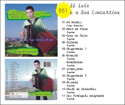 CD551 Zé Luis e a sua Concertina