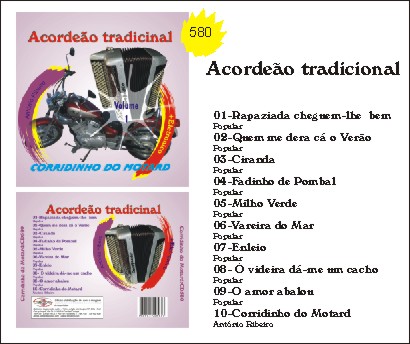 CD580 Acordeão Tradicional