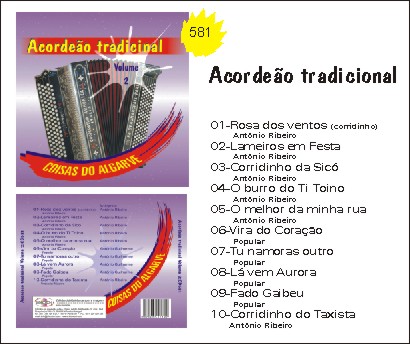 CD581 Acordeão Tradicional