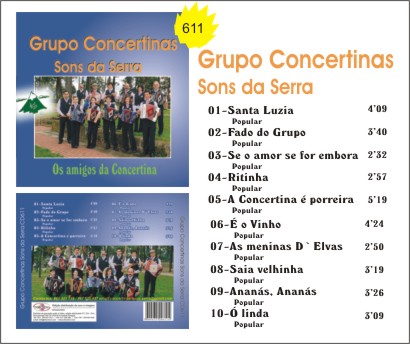 CD611 Grupo de Concertinas Sons da Serra