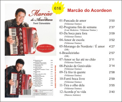 CD616 Marcão do Acordeon
